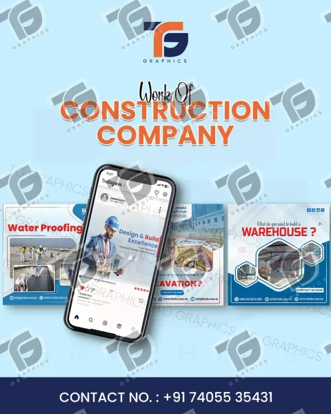 Business social posts · Business & industry campaigns · Design 1 with TG Graphics watermark