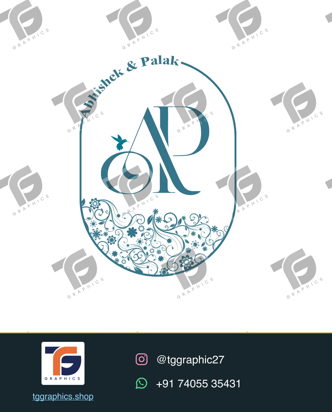 લોગો અને બ્રાન્ડિંગ · લોગો ડિઝાઇન · ડિઝાઇન 6, TG Graphics વોટરમાર્ક સાથે