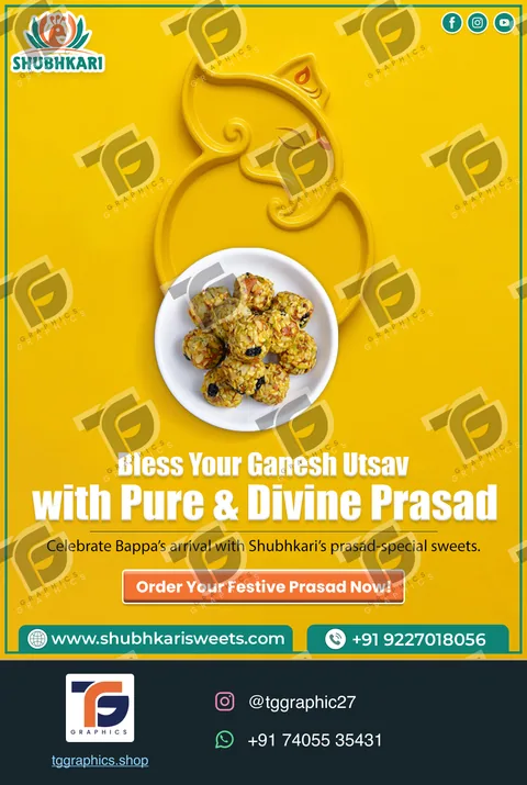 Business social posts · Food business posts · Design 4 with TG Graphics watermark