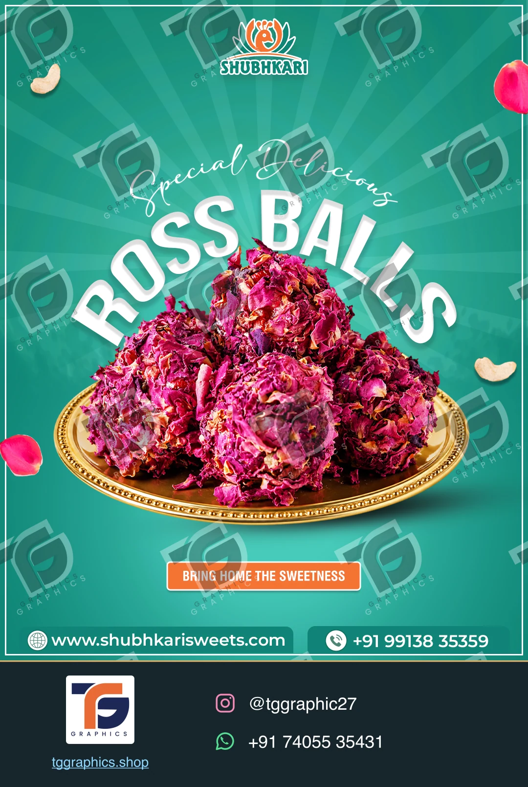 Business social posts · Food business posts · Design 15 with TG Graphics watermark