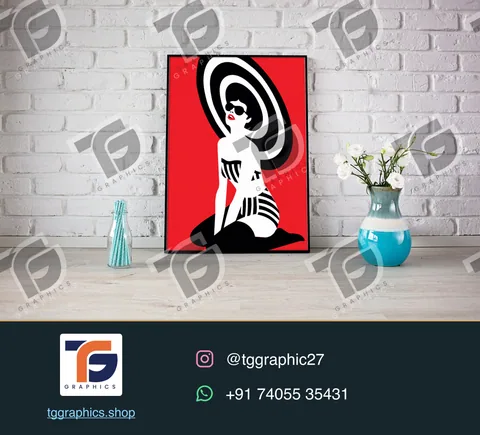 Illustration & custom prints · Illustration and print artwork · Design 3 with TG Graphics watermark