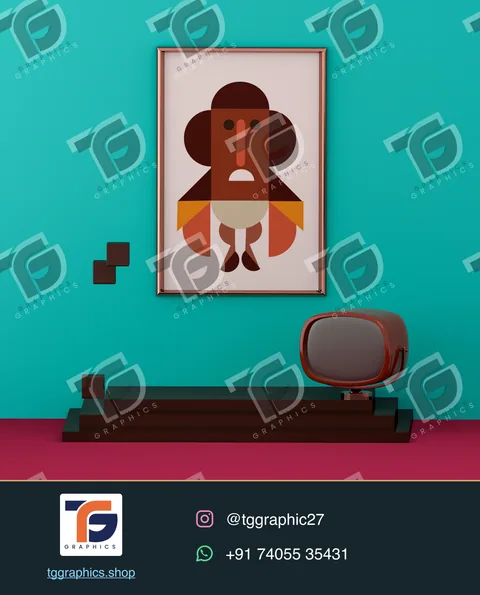 Illustration & custom prints · Illustration and print artwork · Design 1 with TG Graphics watermark