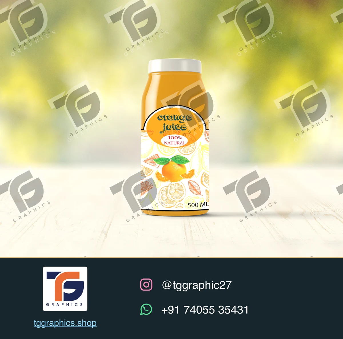 Product visuals · Product mockups · Design 2 with TG Graphics watermark