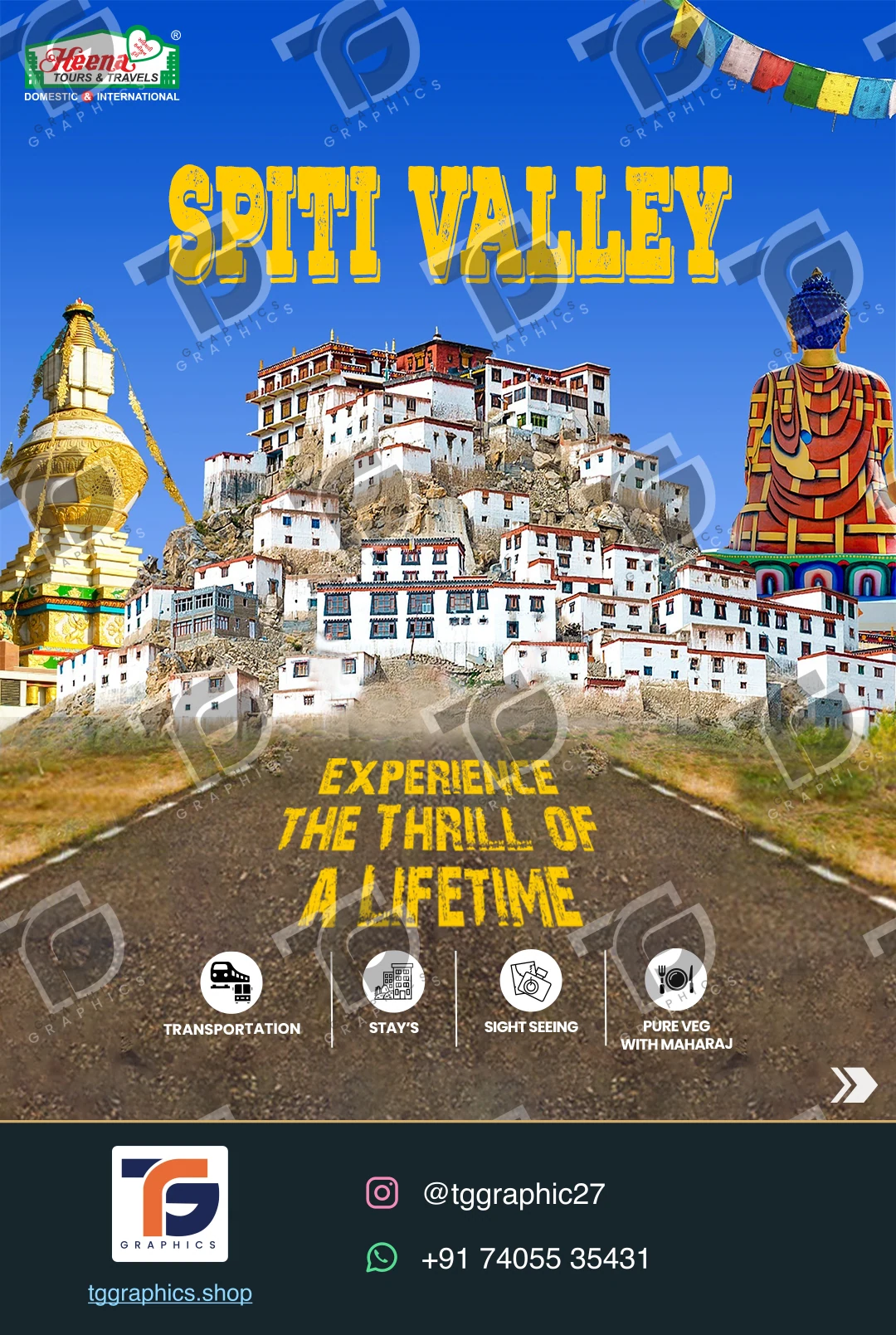 સોશિયલ કેરોસેલ · હિમાચલ પ્રદેશ ટૂર · ડિઝાઇન 6, TG Graphics વોટરમાર્ક સાથે