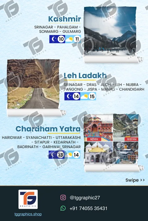 Social carousels · Long weekend carousel · Design 2 with TG Graphics watermark