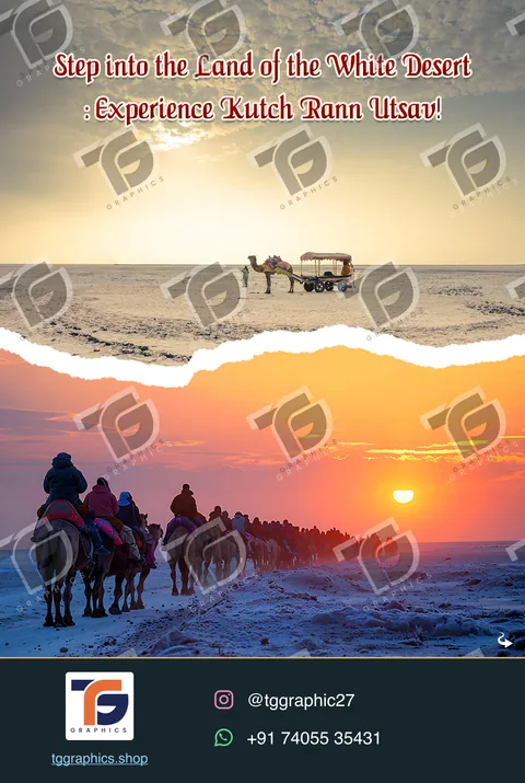 Social carousels · Kutch Rann Utsav carousel · Design 2 with TG Graphics watermark