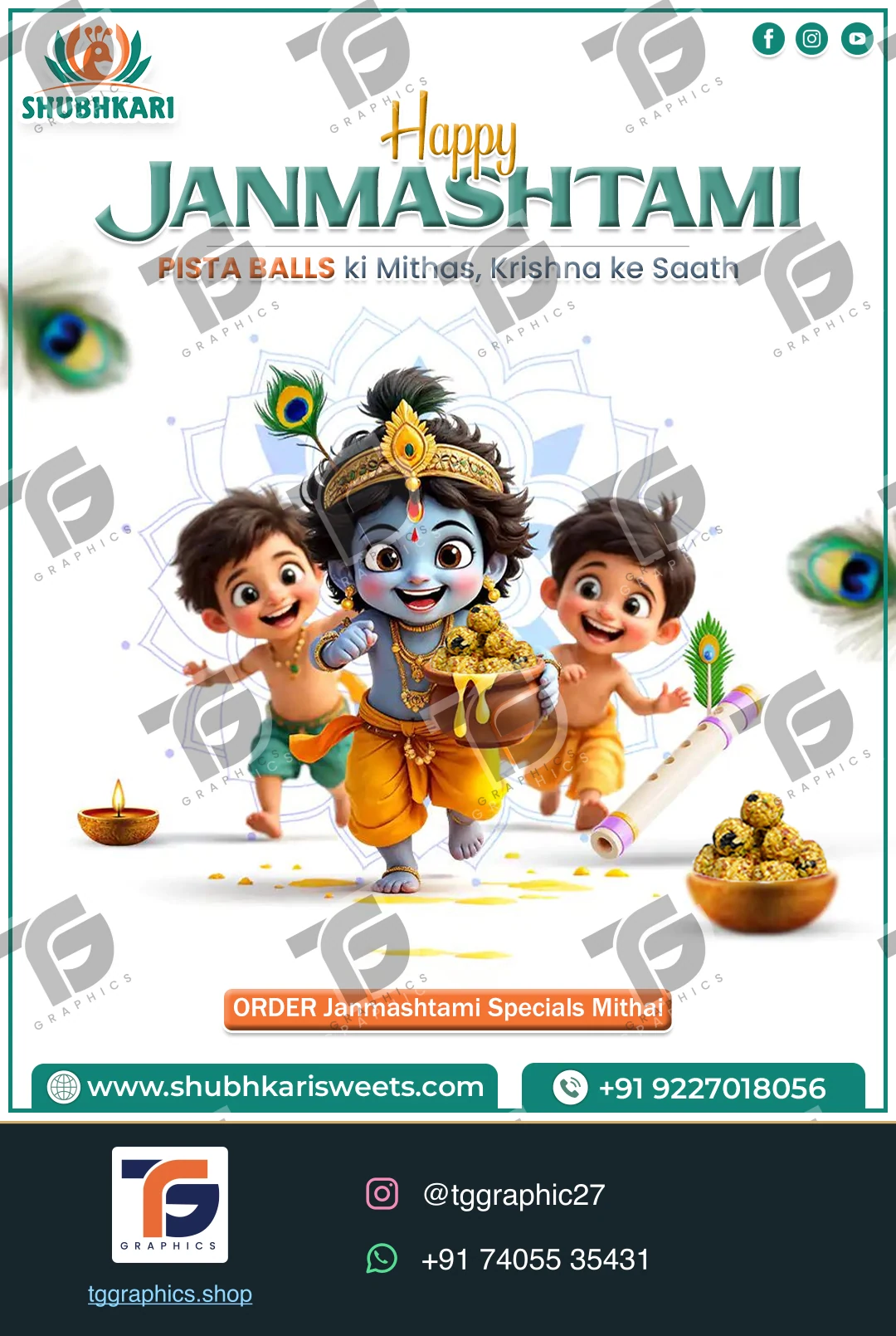 त्योहार और अभियान पोस्ट · त्योहार की शुभकामनाएँ · डिज़ाइन 31, TG Graphics वॉटरमार्क के साथ