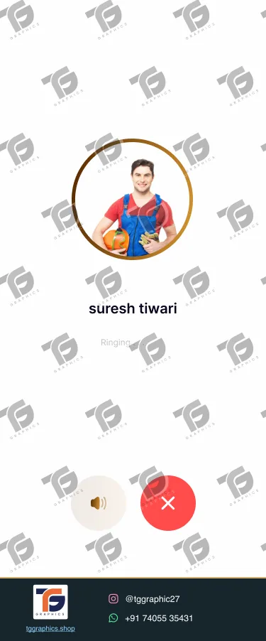 UI/UX ડિઝાઇન · ફૂડ ડિલિવરી ઍપ · ડિઝાઇન 2, TG Graphics વોટરમાર્ક સાથે