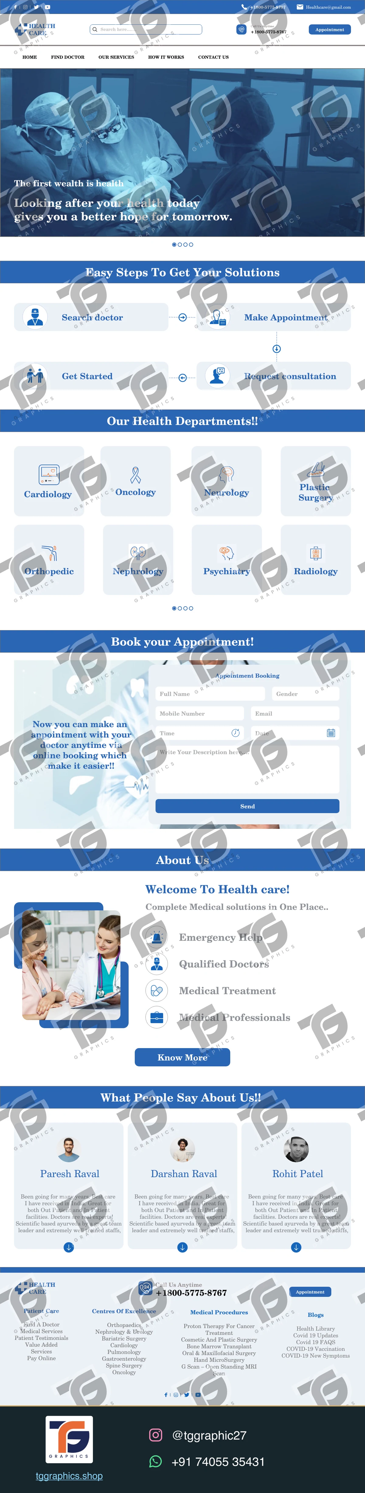 UI/UX ડિઝાઇન · વેબસાઇટ ઇન્ટરફેસ · ડિઝાઇન 4, TG Graphics વોટરમાર્ક સાથે