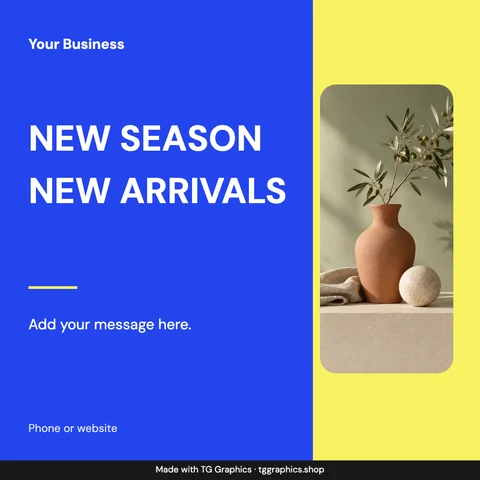 Modern social post template